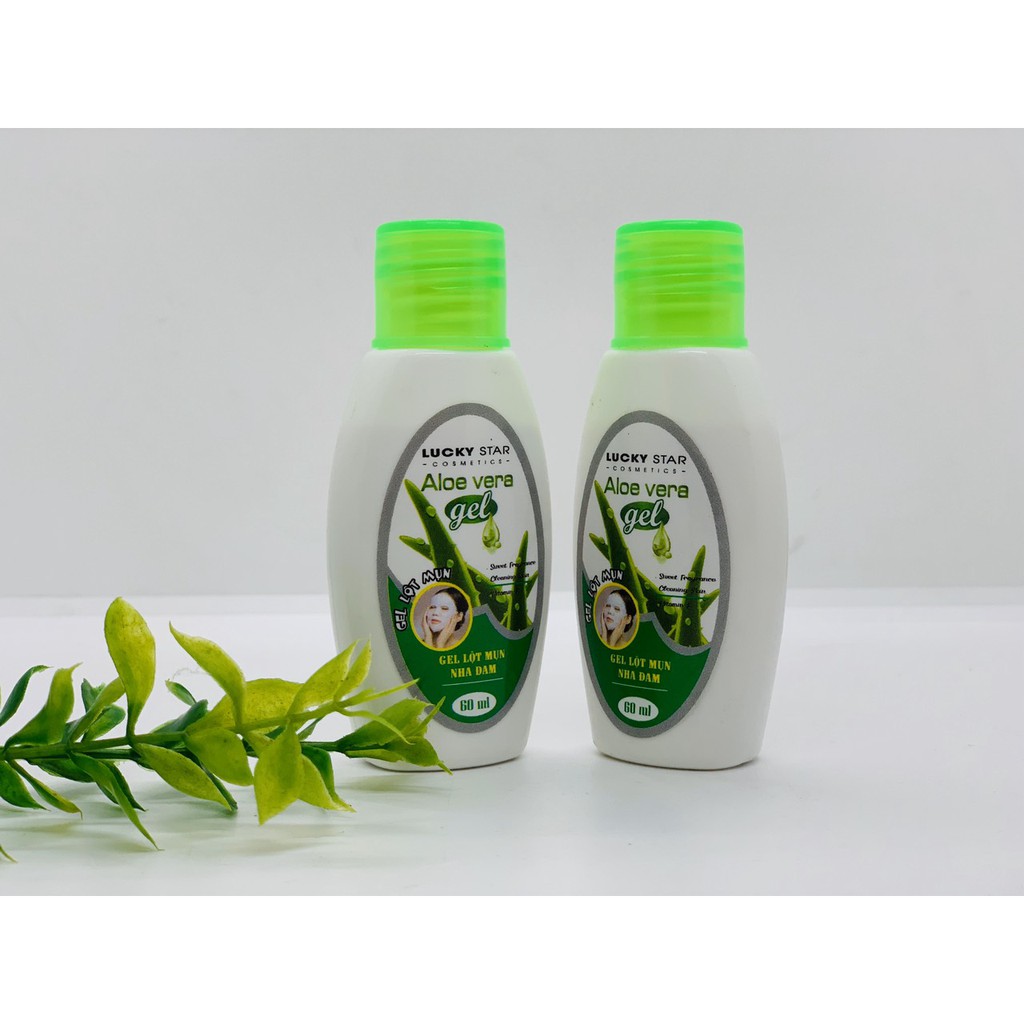 Gel Lột Mụn Nha đam Aloe Vera Lucky Star 60gram x 2 chai