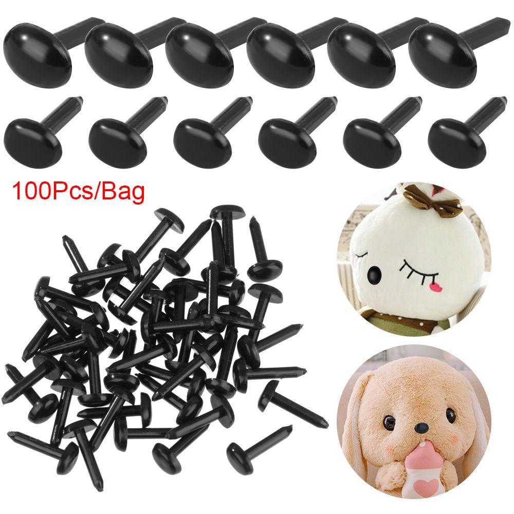Túi 100 Mũi Nhựa Hình Oval 4X5MM / 5X7MM Cho Thú Cưng