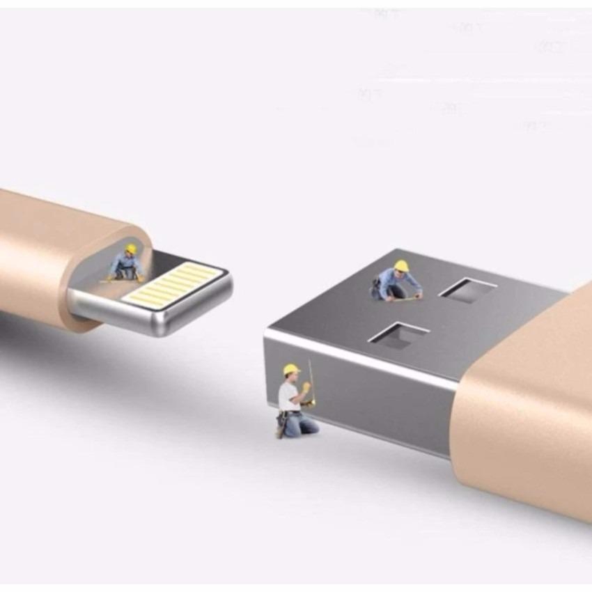 Dây cáp sạc siêu bền bọc dù chống gập, xoắn dùng cho ĐT_i phone_