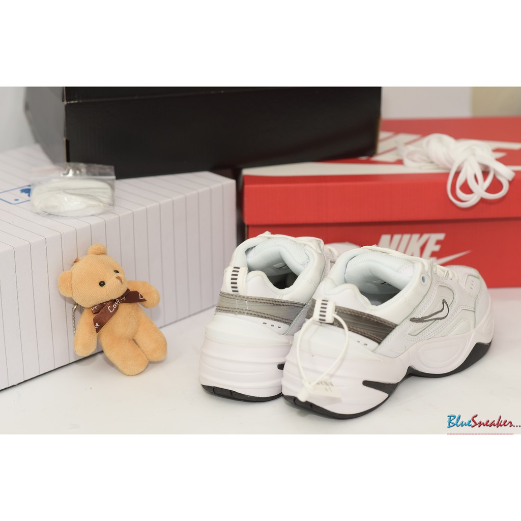 Giày Sneaker Nam Nữ M2k Tekno Trắng Đen