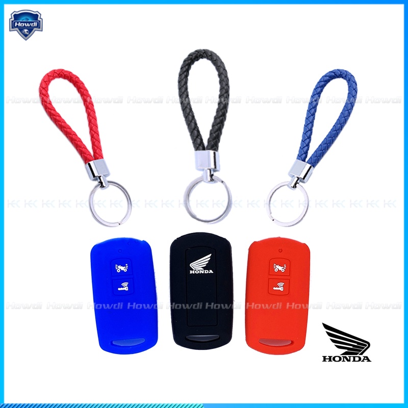 Silicone Vỏ Da Silicon Bảo Vệ Chìa Khóa Xe Hơi Honda Vario 150 150i 125i - 2 Nút