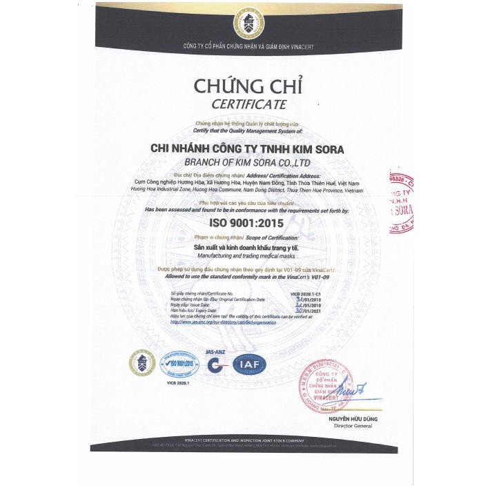 Khẩu trang y tế 3 lớp Kim Sora [Hàng xuất Nhật] | BigBuy360 - bigbuy360.vn