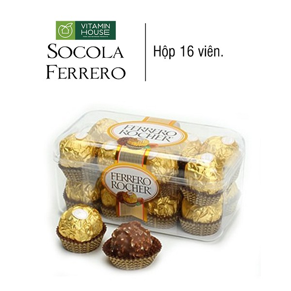 Chocolate Ferrero Rocher 16 viên [VITAMIN HOUSE]