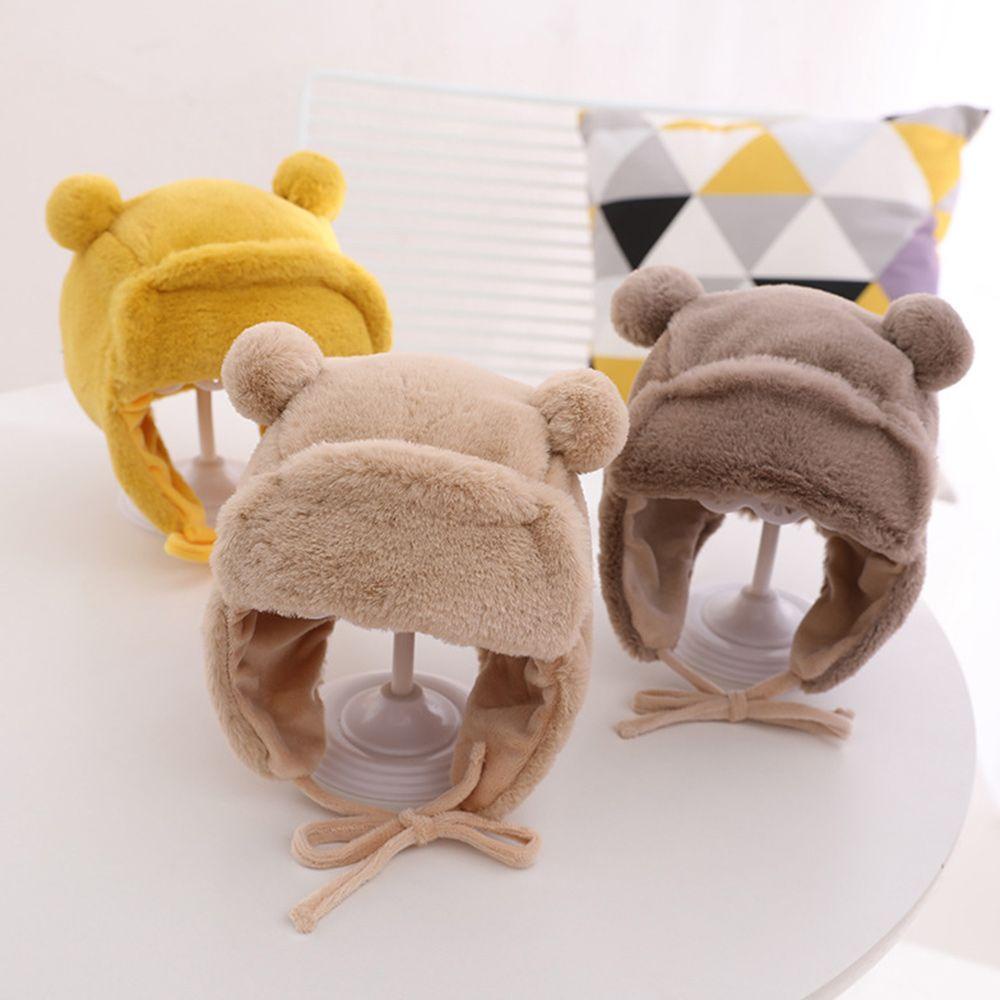 ROSE Mũ Len Lông Cừu Mềm Mại Giữ Ấm Mùa Thu Đông Có Thể Điều Chỉnh