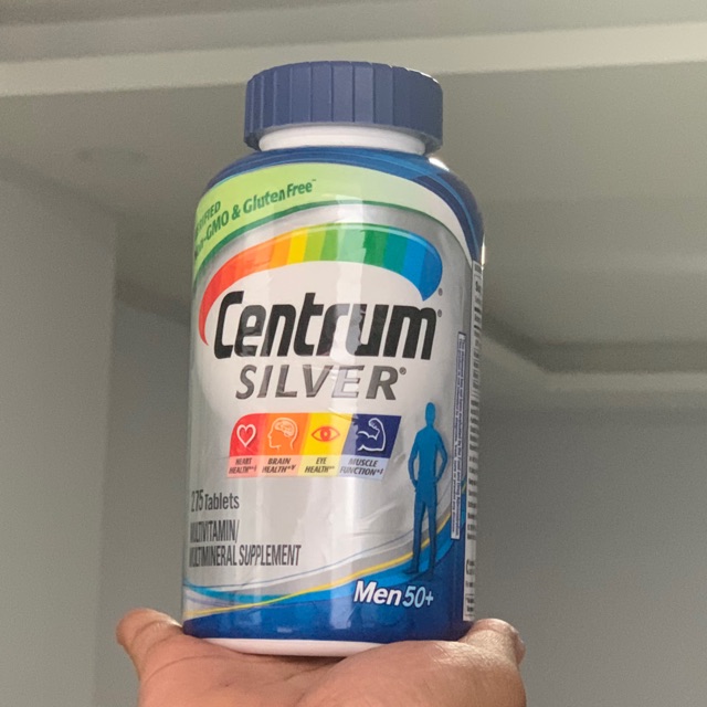 Viên Uống Tổng Hợp VITAMIN Centrum SILVER Cho Nam Nữ TRÊN 50 tuổi 275 Viên