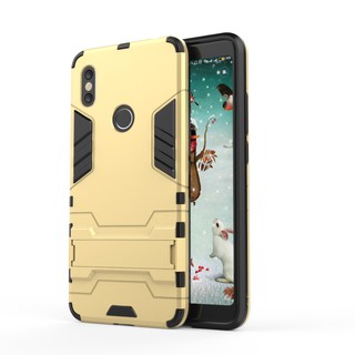 Ốp điện thoại phong cách Iron Man có giá đỡ cá tính cho Xiaomi Redmi S2