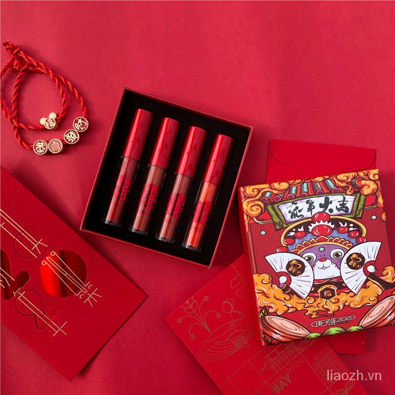 (Hàng Mới Về) Son Kem Lì Không Làm Khô Môi Trang Điểm Hàng Ngày 6127 | BigBuy360 - bigbuy360.vn