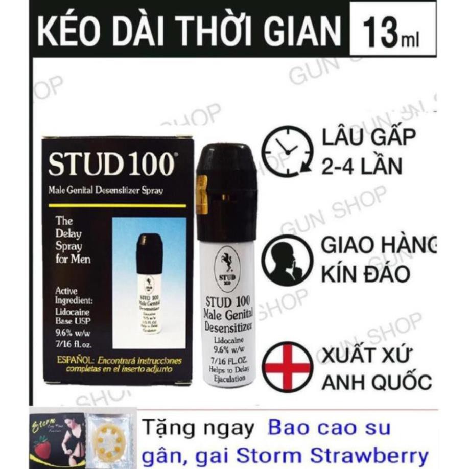 Chai xịt Lạnh Stud100 | stud 100 kéo dài thời gian chống xuất sớm