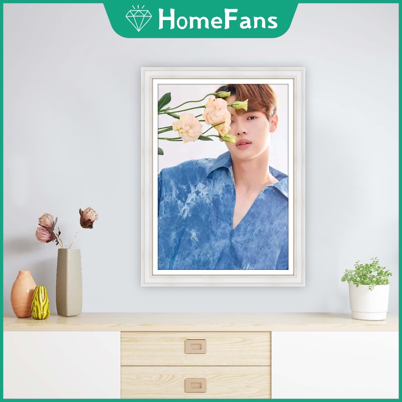 Tranh Đính Đá 5D Tự Làm Hình Ngôi Sao Thái Lan 30x40cm/40x50cm Trang Trí Nhà Cửa