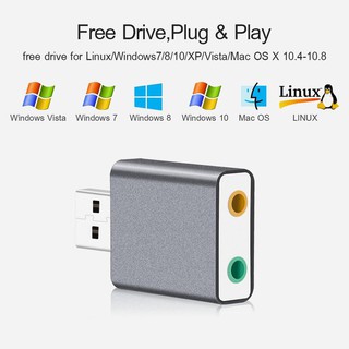 Card USB to Sound 5.1, card sound USB