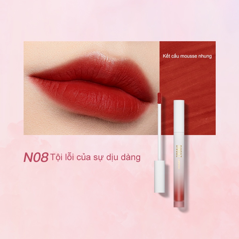 SIVSAZ [Mua One Enjoy Seven] Bộ son môi dưỡng ẩm lâu trôi Velvet Lip Gloss Son bóng [Sản phẩm chính thức]