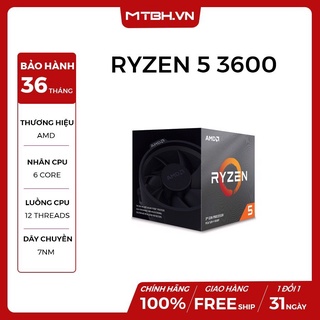 Bộ vi sử lí cpu amd ryzen 5 3600