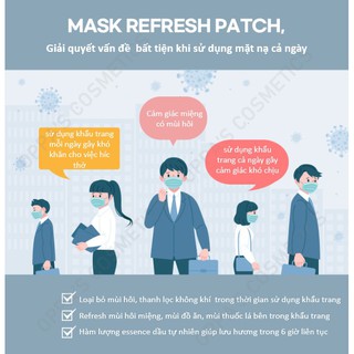 SET Miếng dán Khẩu trang MASK FRESH PATCH