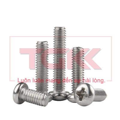 Bulong chỏm cầu nhỏ inox 201 M6