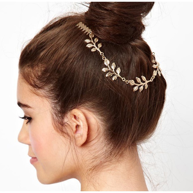 Cài tóc thời trang Hàn Quốc hình lá