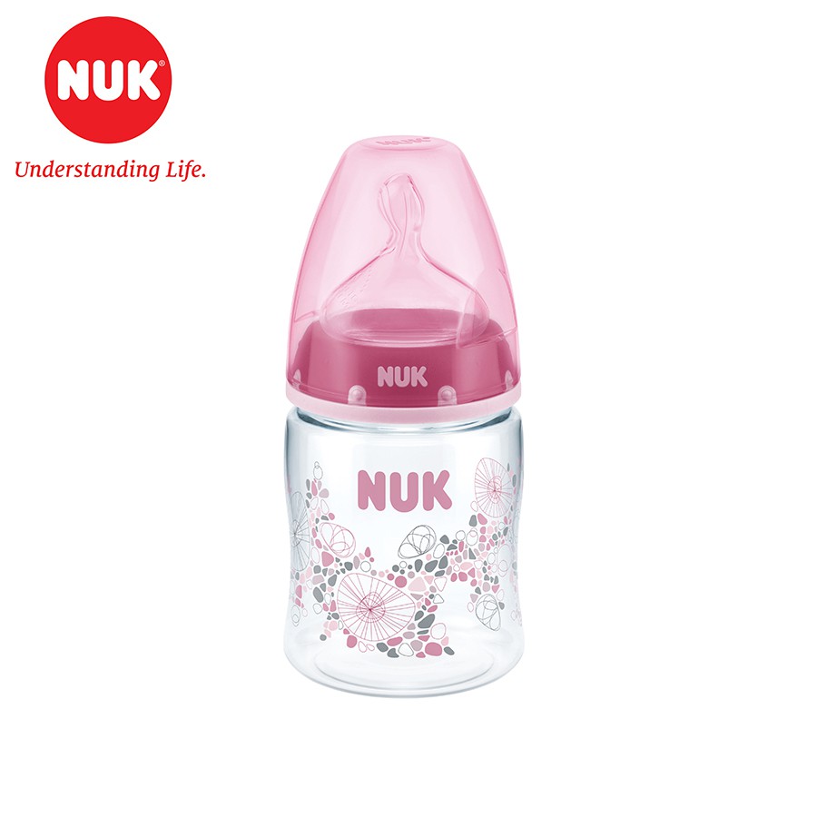 Bình sữa NUK Premium Choice nhựa PA núm ti Silicone (150ml, 300ml)