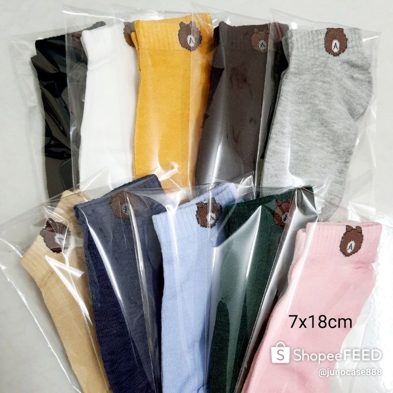 Tất cổ ngắn in hình gấu dễ thương🧸🧸🧸, nhiều màu sắc