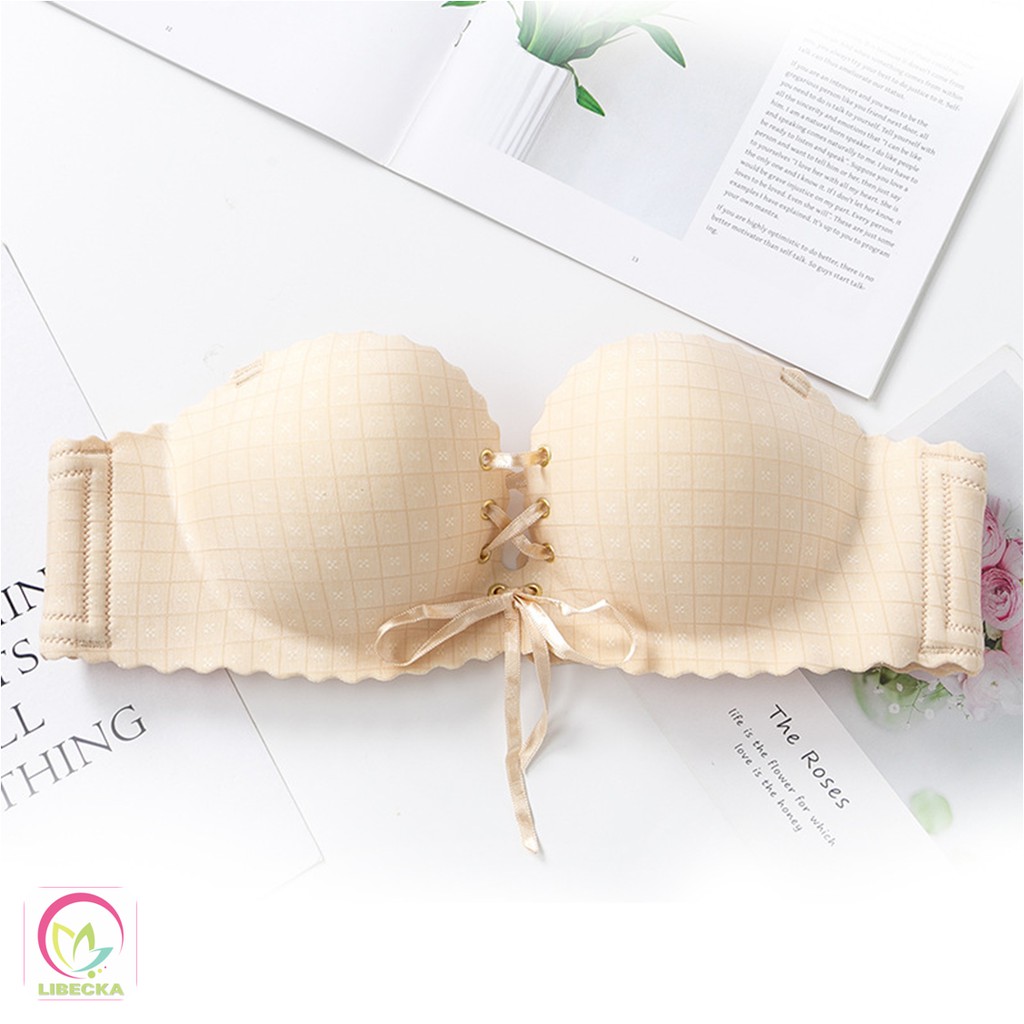 Áo lót nữ quây cup ngang chống tụt su đúc không gọng bàn tay thông hơi nâng ngực tạo khe Sexy gợi cảm LIBECKA AL16 | BigBuy360 - bigbuy360.vn