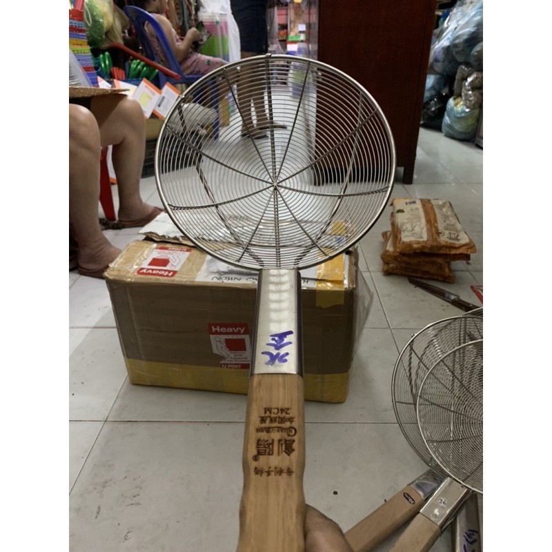 VỢT VÒNG INOX ĐẶC BIỆT VỢT XƯƠNG , ĐỒ CHIÊN SIZE 24 ,26 , 28 , 30cm