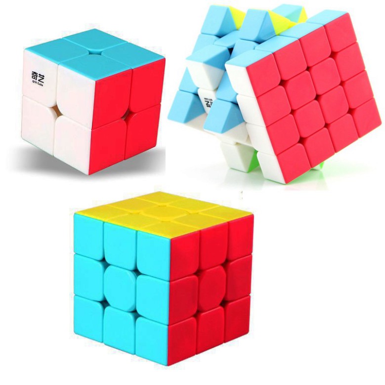 Rubik 2x2, 3x3, 4x4, 5x5, 6x6, 7x7, Megaminx, Pyraminx, Skewb, Square-1, Mastermorphix - Rubik Không Viền Cao Cấp