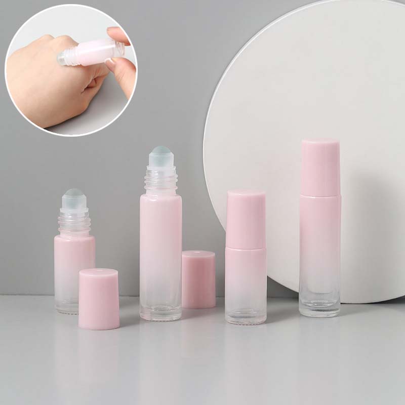 Chai Thủy Tinh Rỗng 5 / 10ml Đựng Nước Hoa Dạng Lăn Tiện Dụng