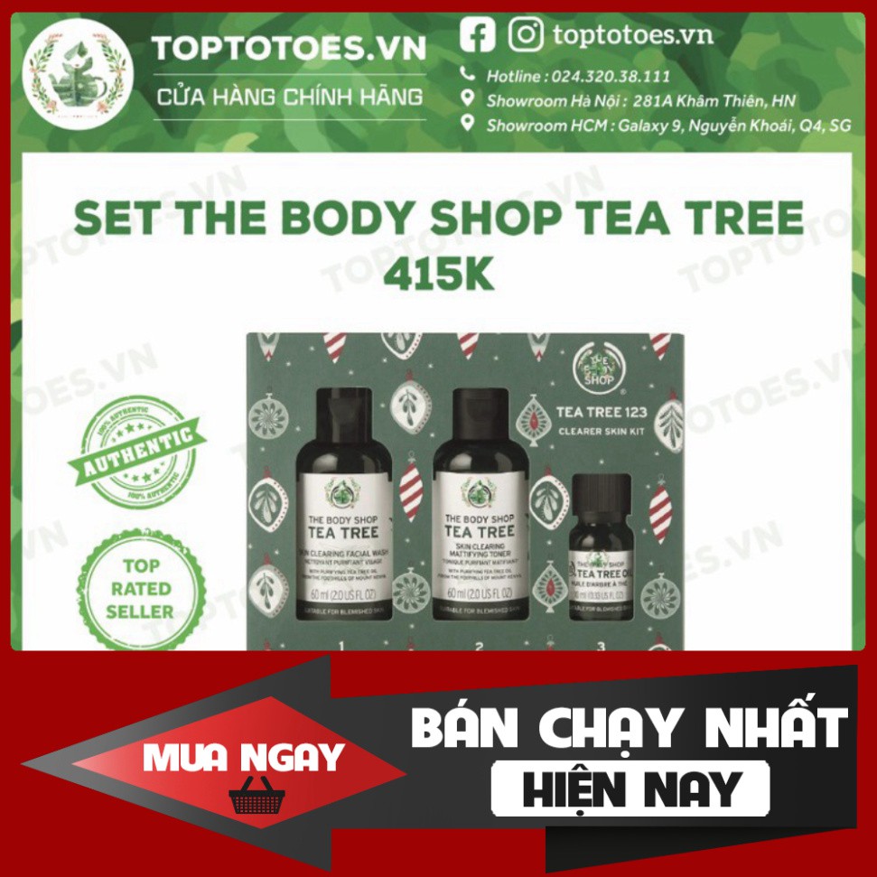 CHỈ HÔM NAY Set quà tặng (gift set) The Body Shop CHỈ HÔM NAY