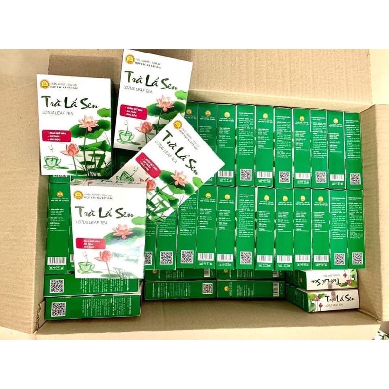 Trà lá sen thơm ngon giảm cân dễ ngủ 1 hộp 15 túi nhúng