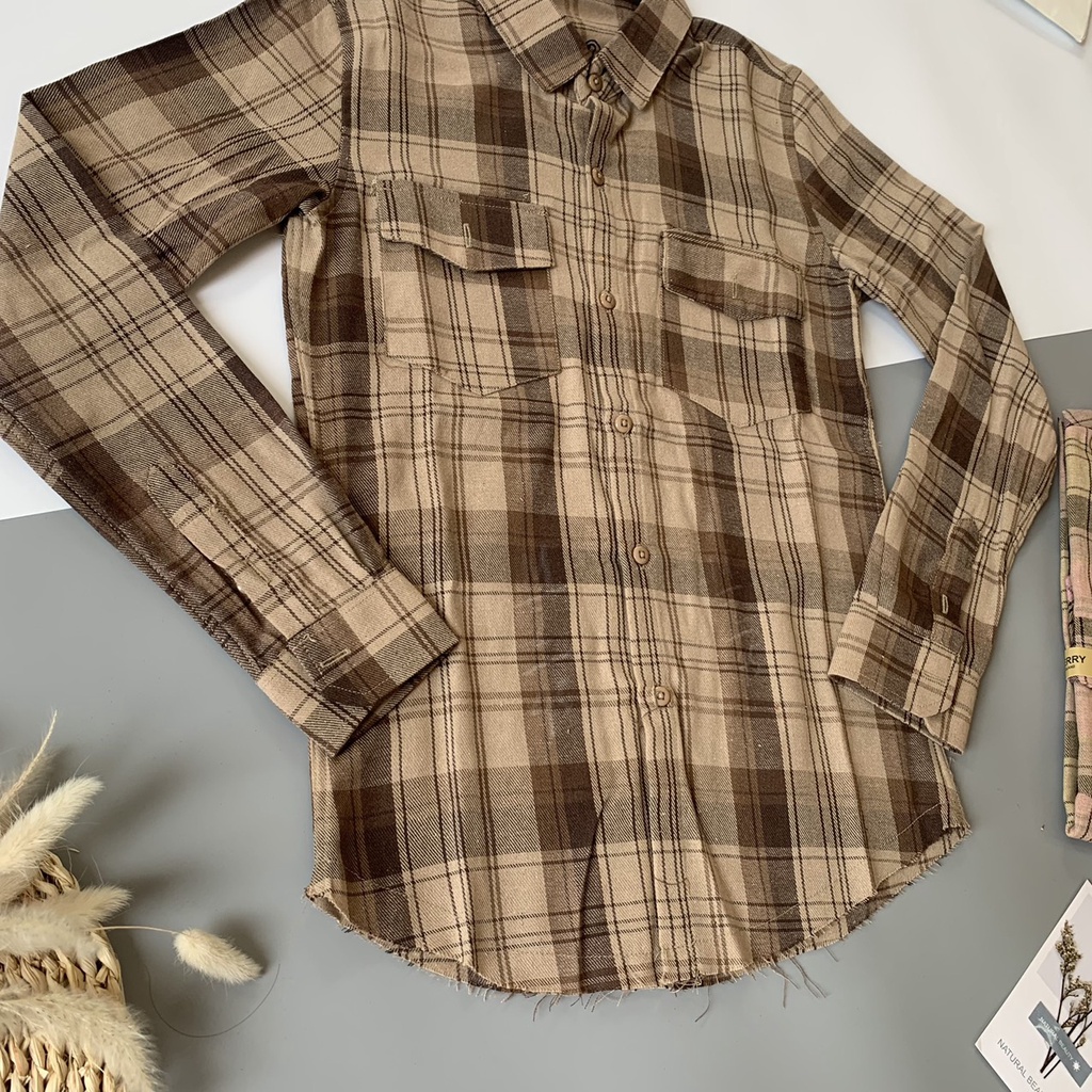 Sơ Mi Dài Tay Nam Kẻ Sọc Màu Đơn Giản Lịch Lãm SM27P