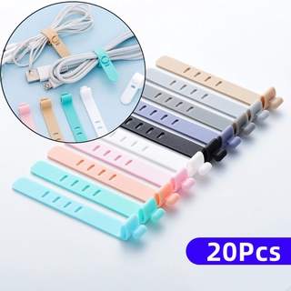 Set 20/4 kẹp cố định dây cáp điện thoại bằng silicon