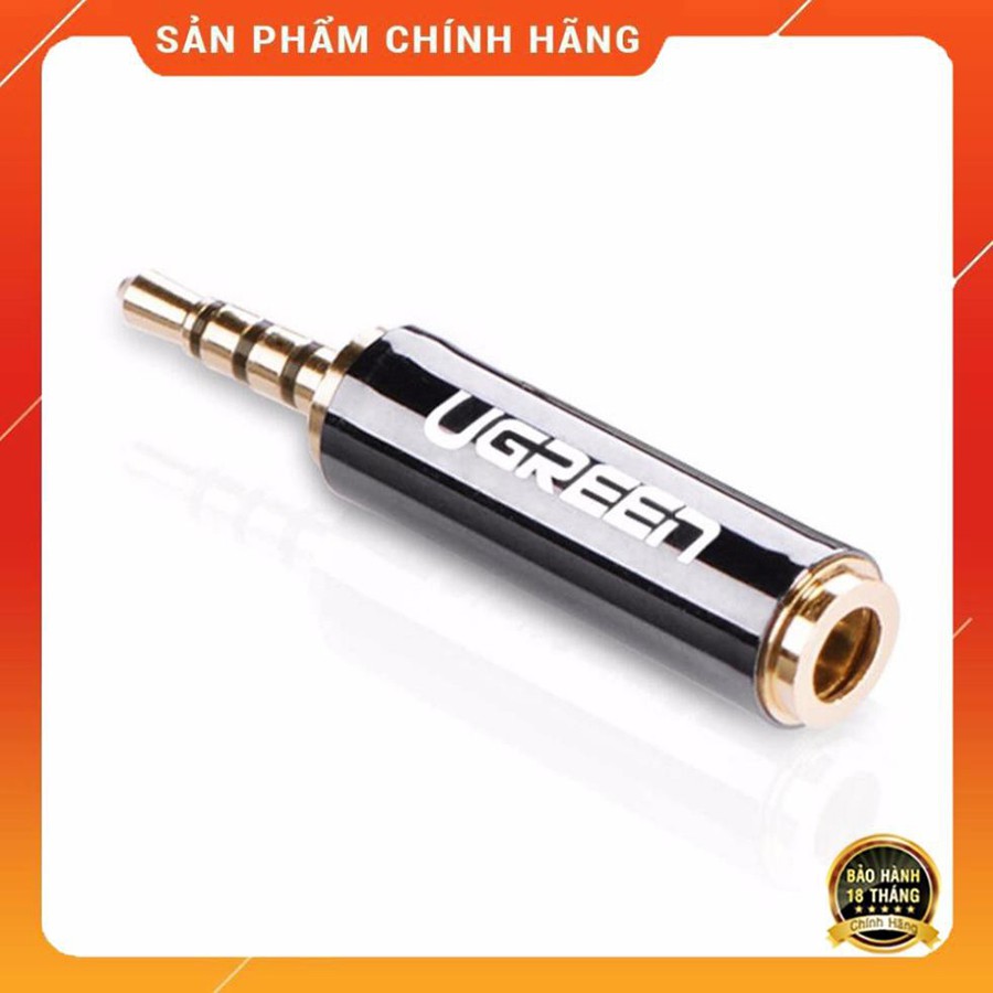 Đầu chuyển Audio 2.5mm sang 3.5mm Ugreen 20501 chính hãng - Hapustore