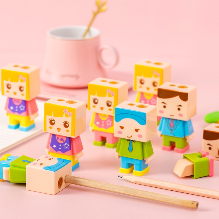 Gọt Bút Chì Hình Nhân Vật Hàn Quốc Dễ Thương