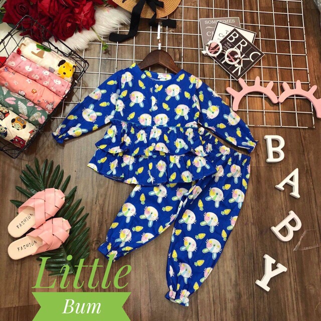 Set 5 bộ pijama cho bé