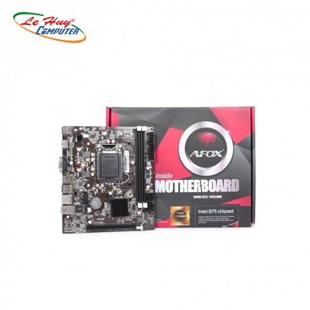 Bo Mạch Chủ - Mainboard AFOX B75MA5-V1/1155(VGA/HDM) LAN 1G