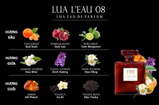 Nước Hoa Lua Leau 08 - Chính Hãng 100%(thanh lý hàng mất hộp)