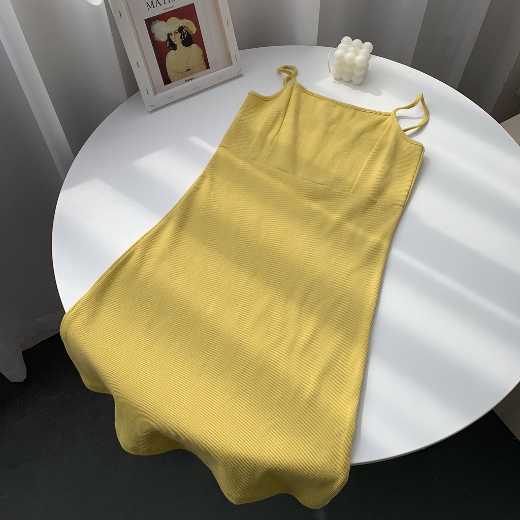 VÁY 2 DÂY THUN SIÊU ĐẸP