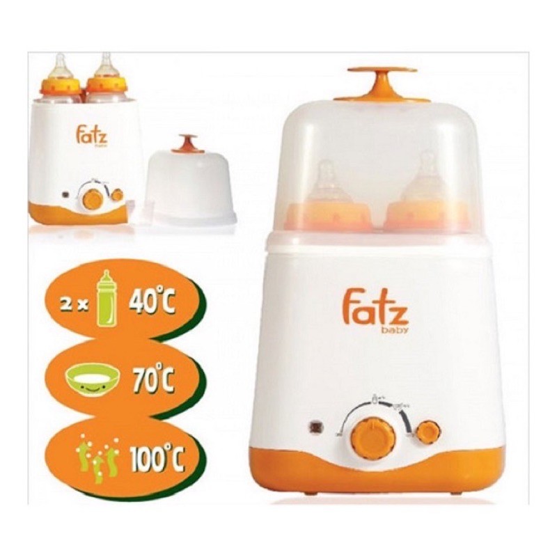 Máy hâm sữa 2 bình cổ rộng FATZ BABY 2in1 - FB3012SL