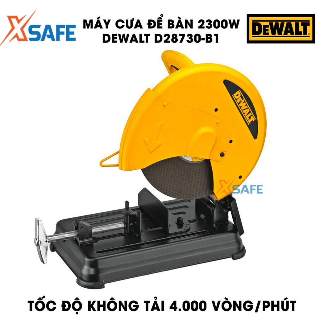 Máy cắt sắt bàn DEWALT D28730-B1 Máy cắt kim loại công suất 2300W, đường kính lưỡi cắt 355mm, tính năng kẹp khóa nhanh