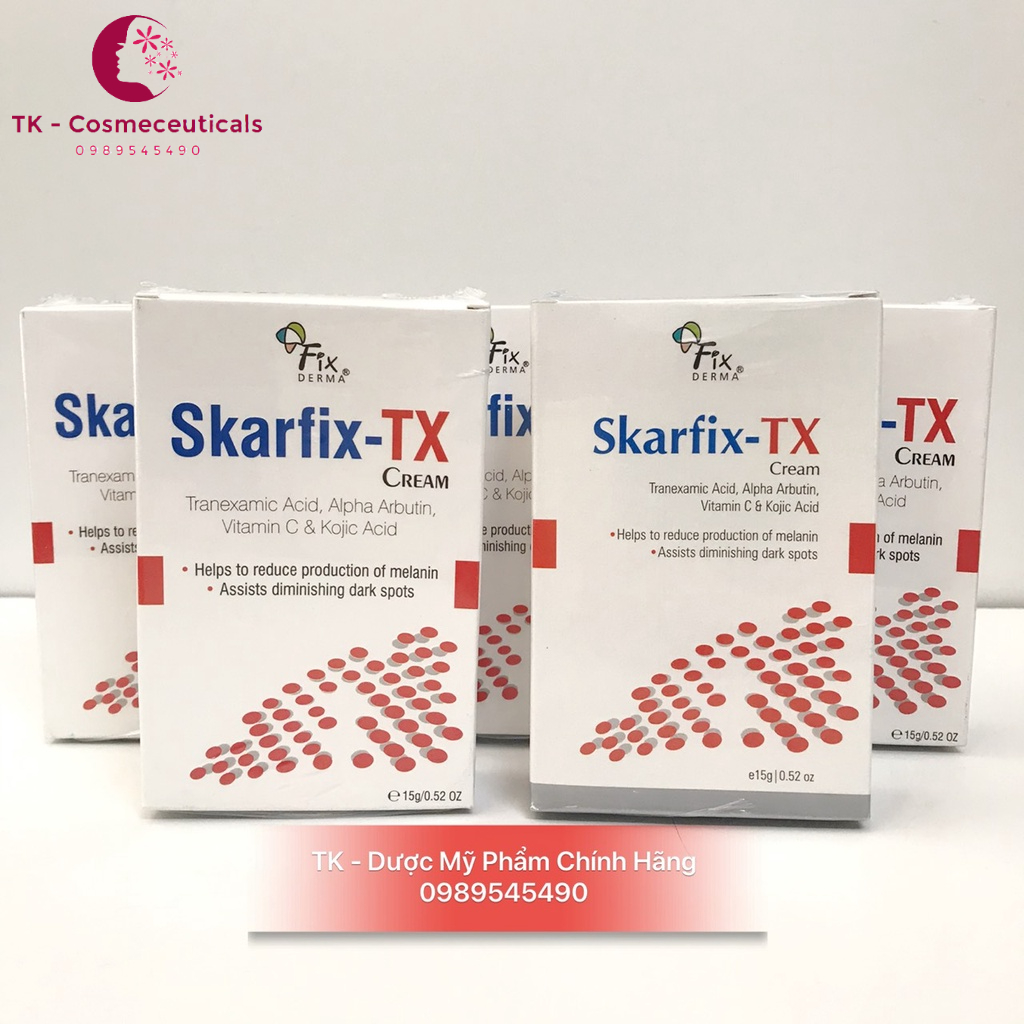 (CHÍNH HÃNG) Kem Sáng Da Mờ Thâm Nám Fixderma SKARFIX TX CREAM - 15g