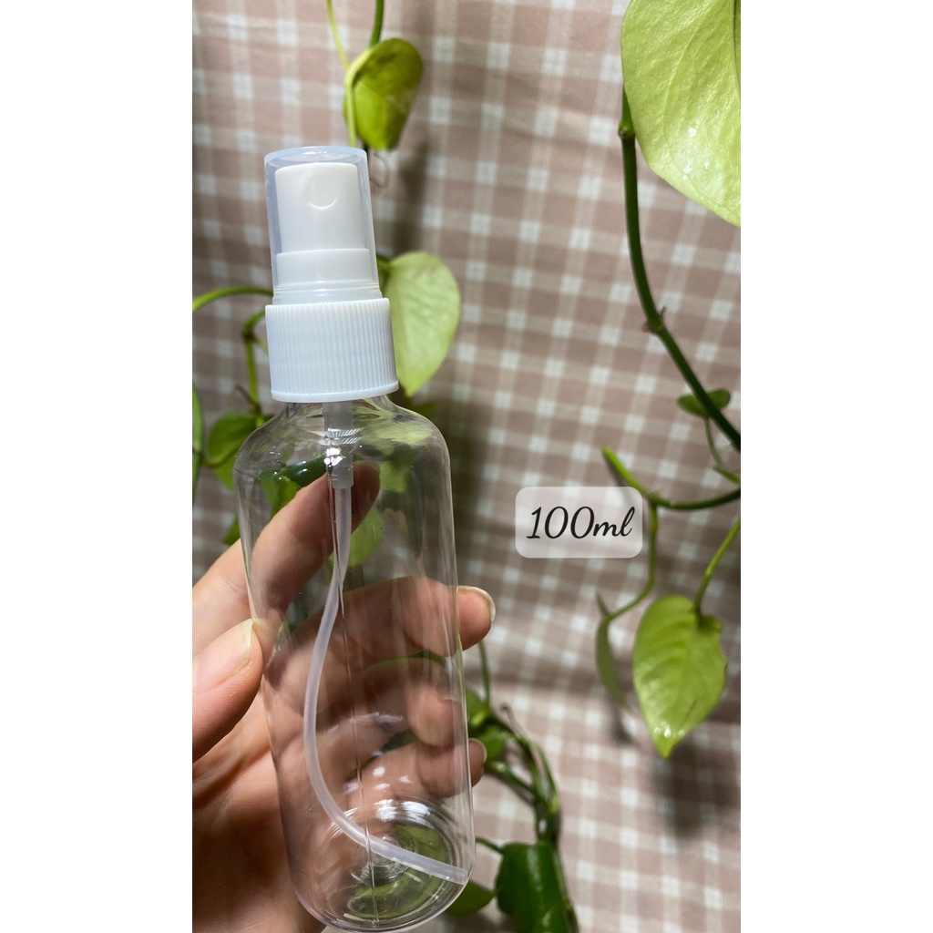 CHAI NHỰA XỊT PHUN SƯƠNG, CHAI CHIẾT NƯỚC HOA, CHAI CHIẾT BODY MIST 10ML/20ML/30ML/50ML/100ML