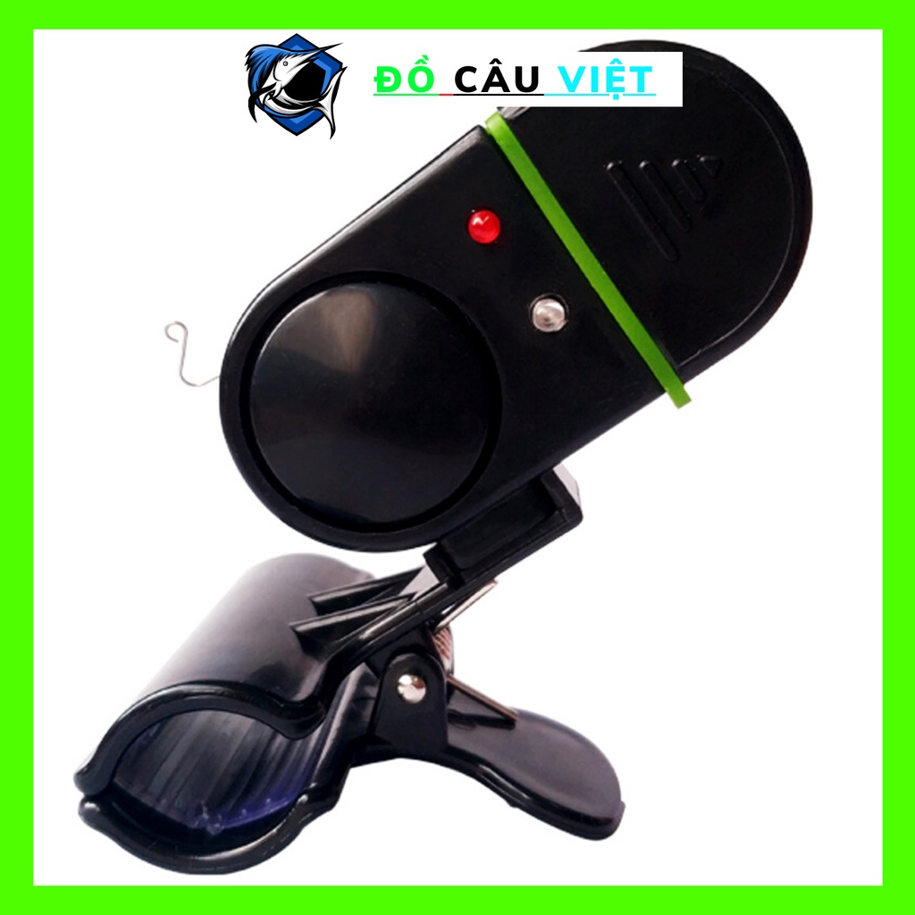 Chuông Báo Cá Điện Tử Gắn Đèn LED Báo Động Cá Cắn Câu PK15 chuông báo cá điẹn tử có còi