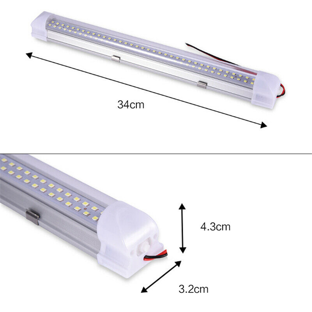 Set 2 Dây Đèn Led 12 / 24v 72 Bóng Chuyên Dụng Cho Xe Hơi