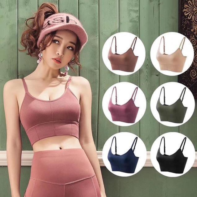 Áo lót bra quây cotton siêu xinh ms 809 - Áo Bra Tập GYM Thể Thao Siêu Hot 656