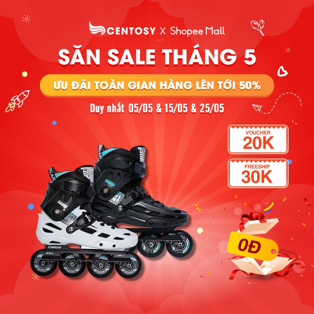 Giày Patin Người Lớn Cao Cấp - Centosy Cougar MZS 509 - Form Chắc Chắn, Bánh Chất Lượng