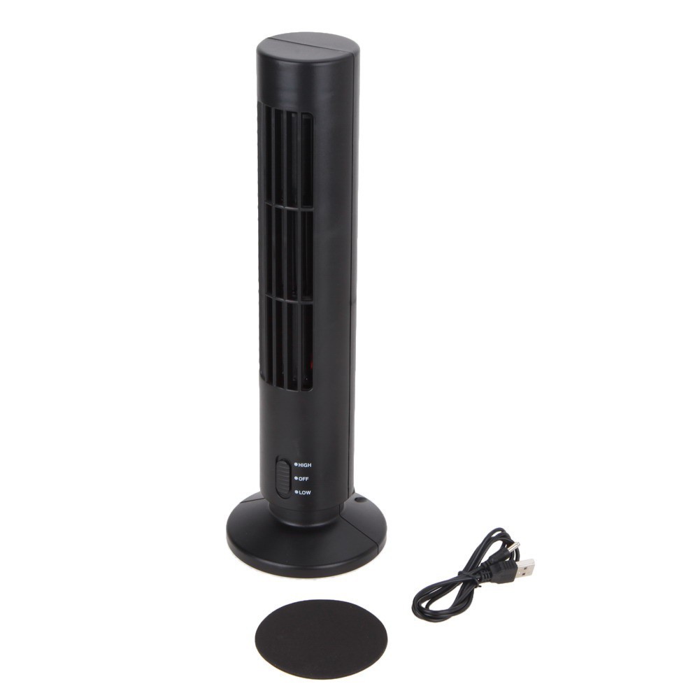 [Giá rẻ] USB Cooling Air Purifier Mini Air Conditioner Tower Small Bladeless Fan  Shấp dẫn