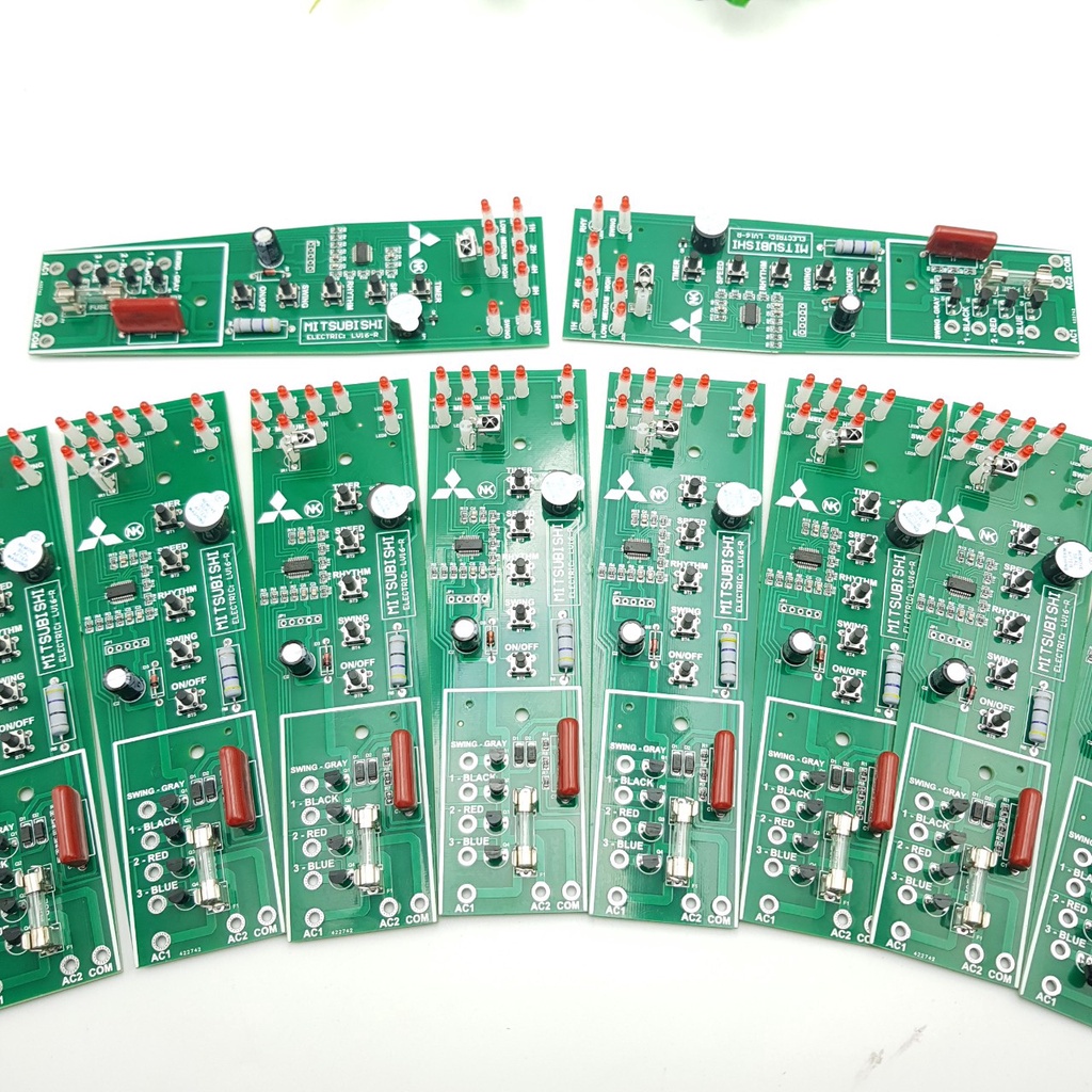 Mạch quạt đứng Mitsubishi LV16 và quạt treo tường W16.