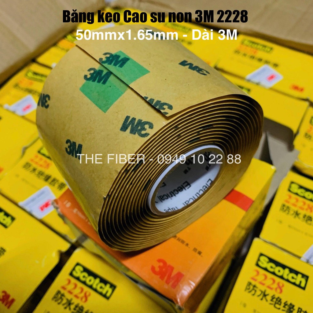 Băng keo cao su non 3M Scotch 2228 50mmx1.65mm - Dài 3M