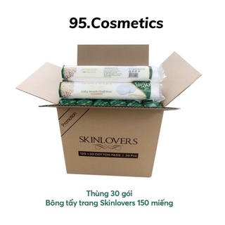 Sỉ 1 thùng bông tẩy trang skinlovers 150 miếng 30 gói