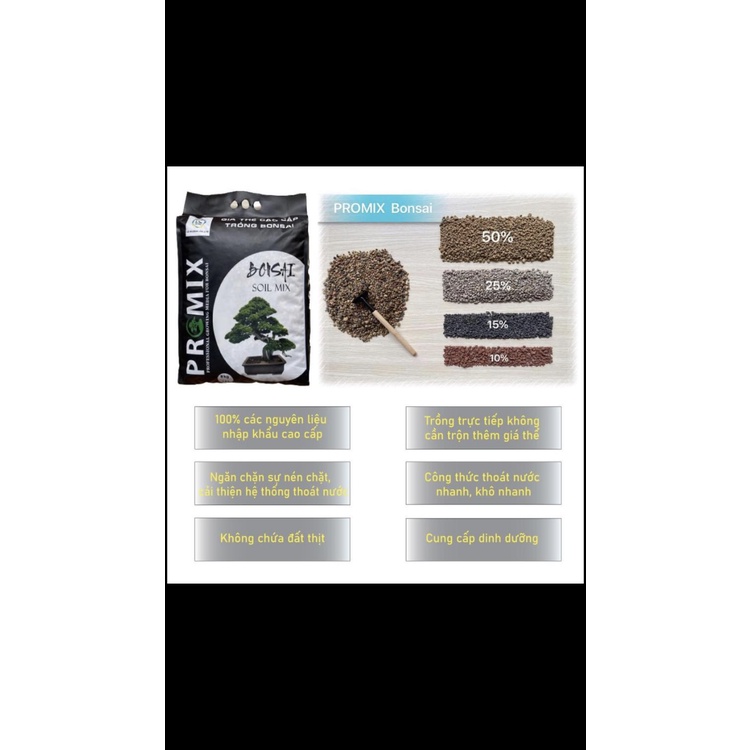 Giá thể trồng cây bonsai promix
