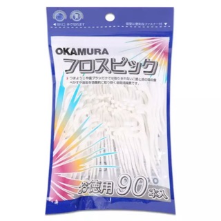 Okamura - Tăm kẽ chỉ nha khoa chất lượng Nhật Bản Bịch 50 cây 90 cây