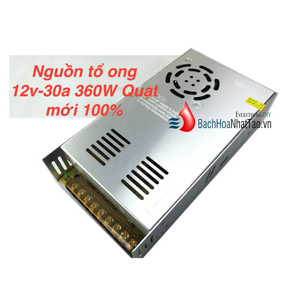 Nguồn tổ ong 12V 30A 360W mới 100%